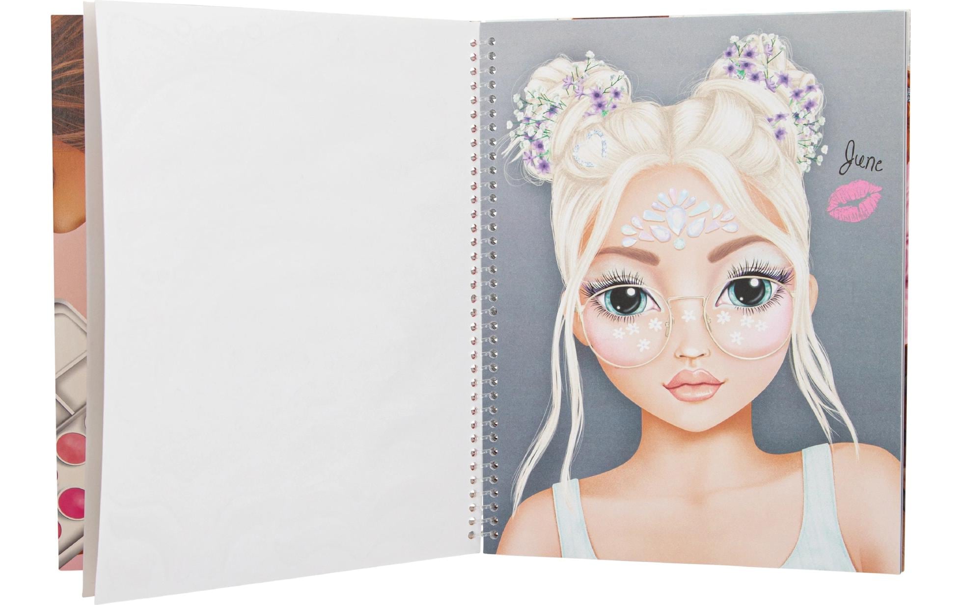 Malbuch Make up Top Model 60 SeitenAusmalvorlagen