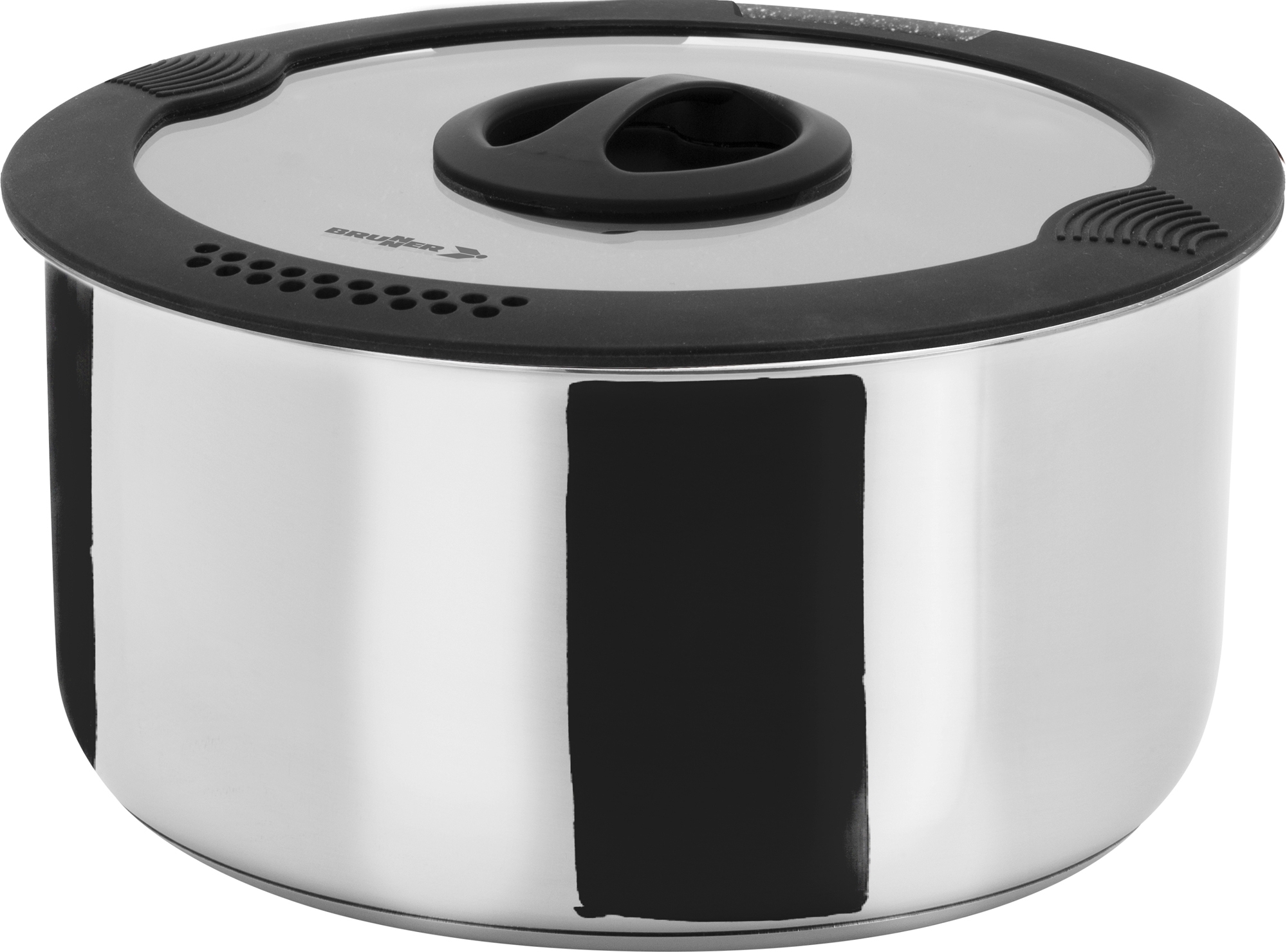 Brunner Academy Mini Kochset mit Pfanne und Töpfen 5-teilig mit Transporttasche