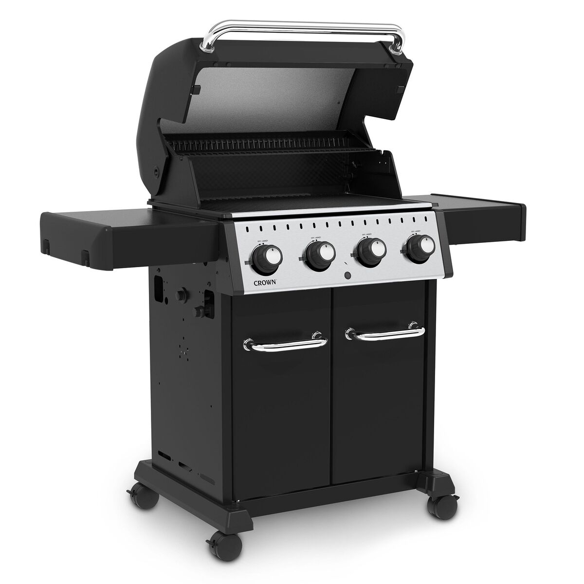 Crown 420 gassgrill, svart