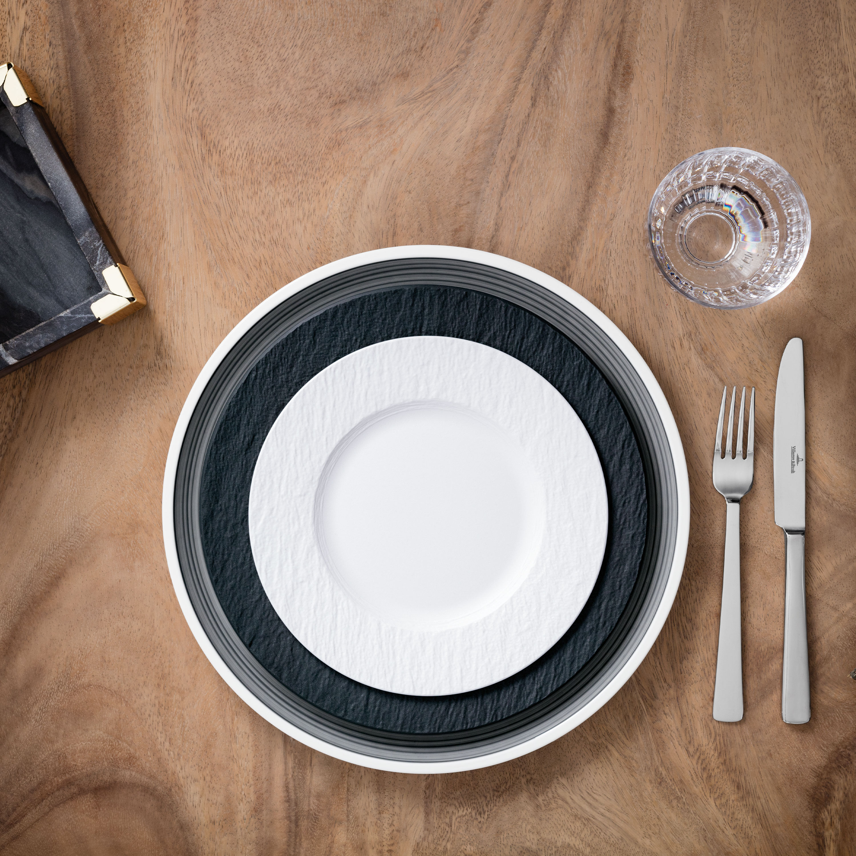 Manufacture Appetizer and dessert plate White, 8.6'', Premium Porcelain