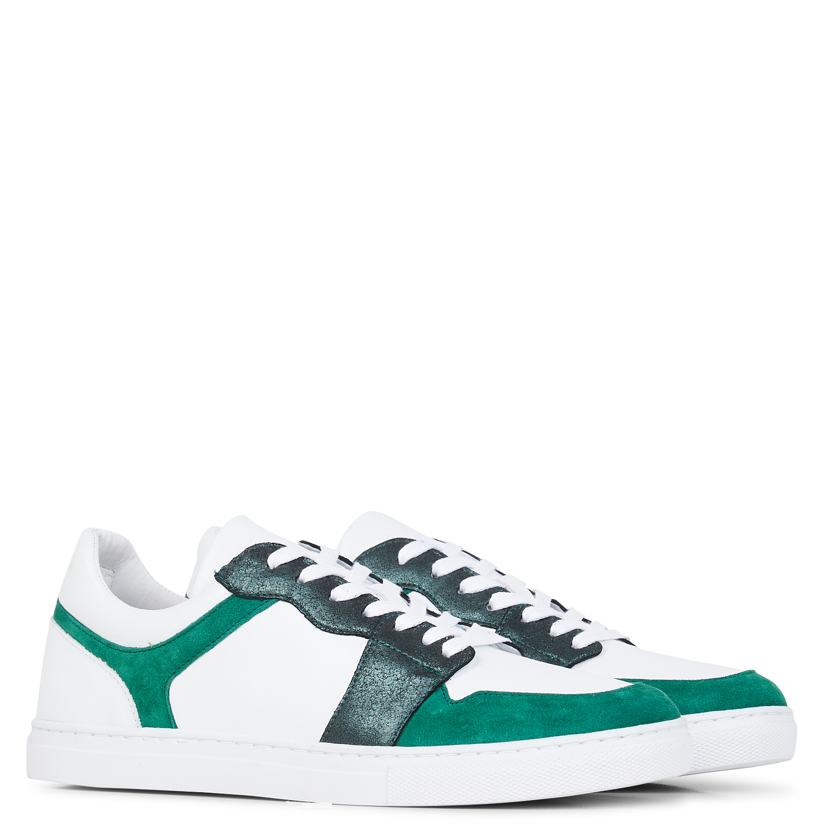 LIMBO - Baskets basses en cuir| Vert