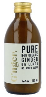 Gnger. Puur Gembersap Bio 250ML