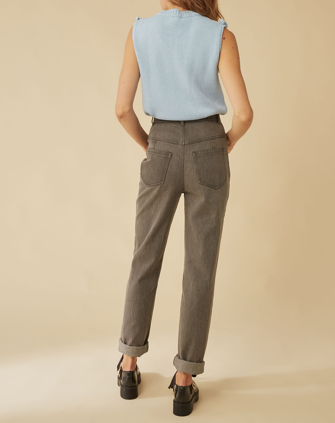 Manoush Jean Droit noir