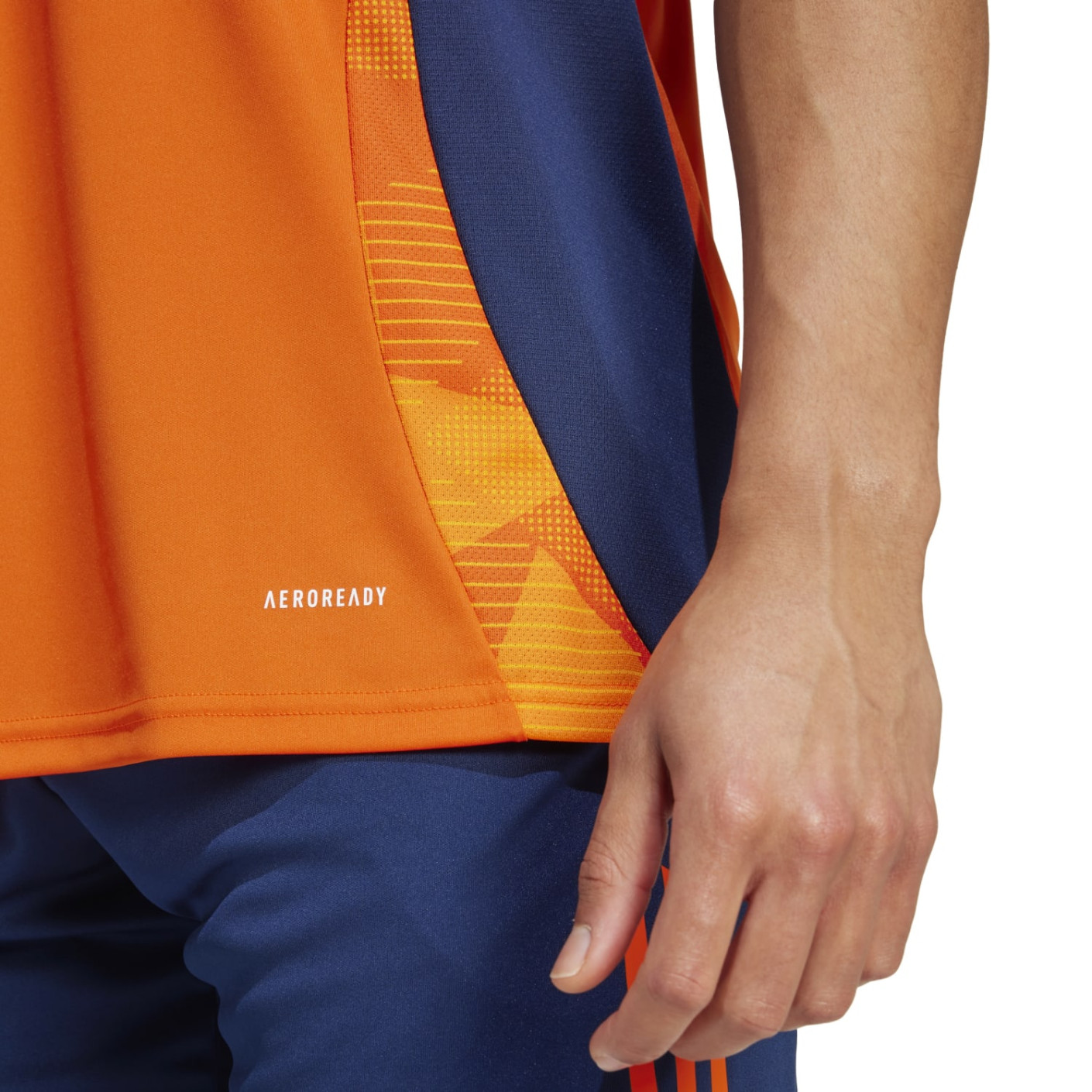 Adidas Juventus Trainingsshirt 2024-2025 Oranje Blauw Wit