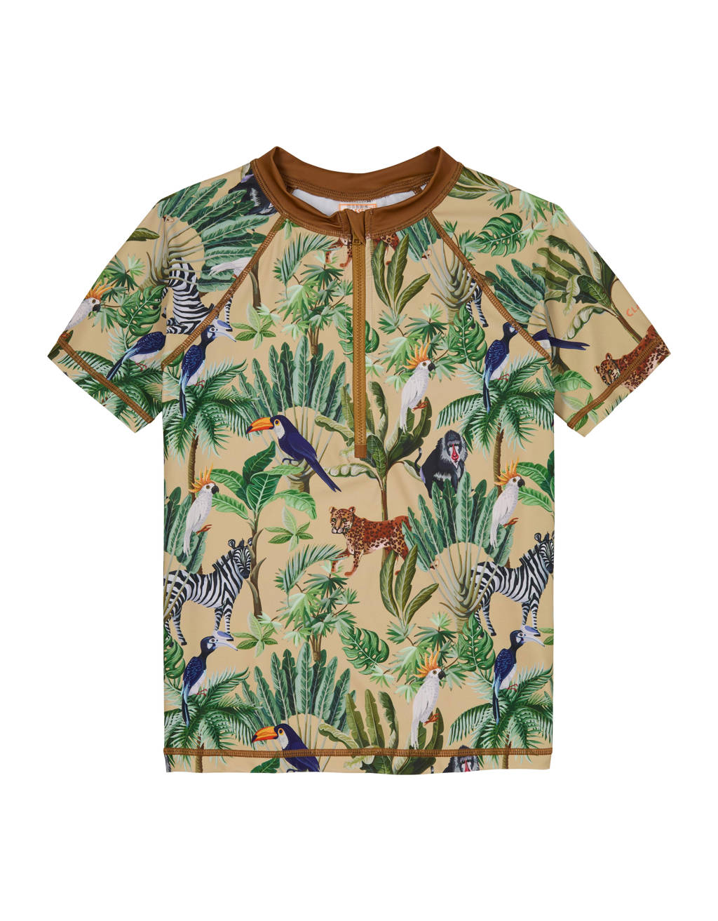 leuk en toch ook stoerUV T-shirt bruin