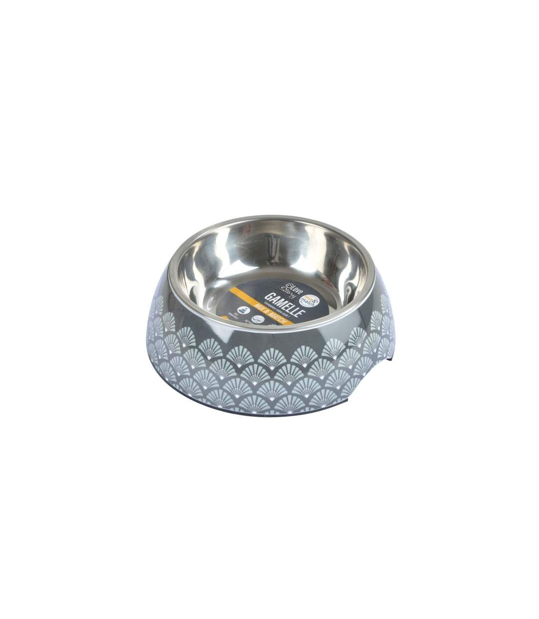 Paris Prix - Gamelle Pour Chien & Chat new Art 17cm Anthracite