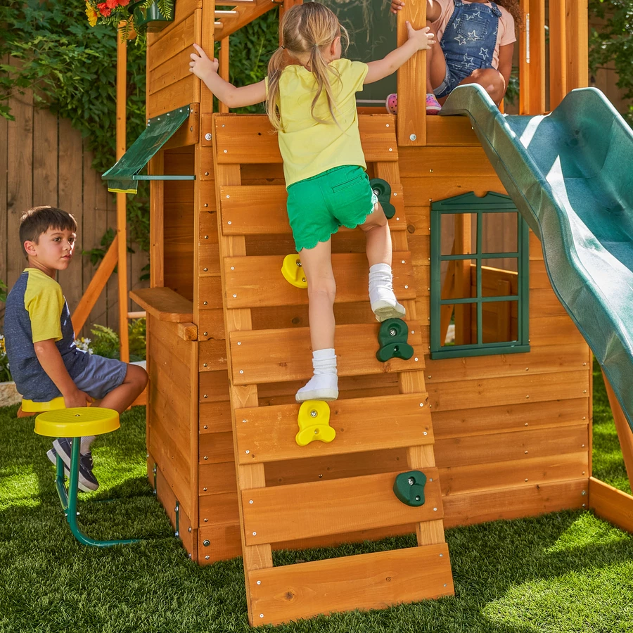 Kidkraft® Spielturm mit Rutsche und Schaukel Ridgeview