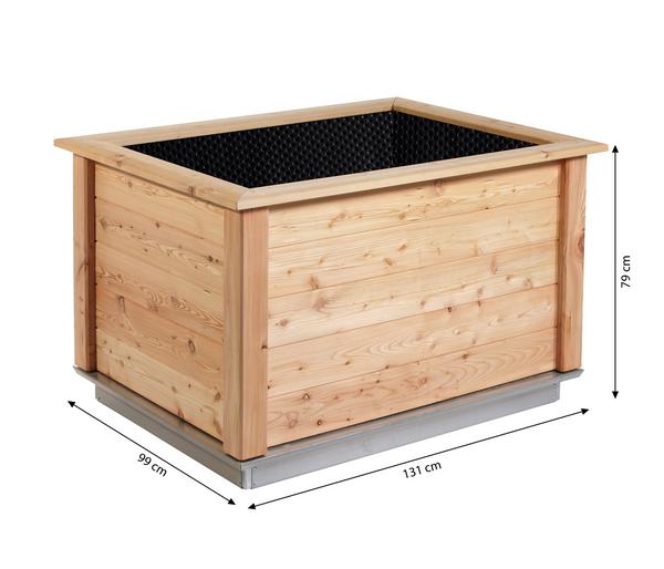 KGT Holz-Hochbeet Woody 130, ca. B131/H79/T99