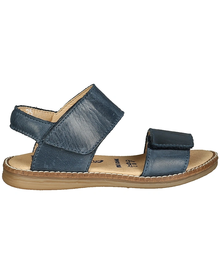 Leder-Sandalen VALA in blau