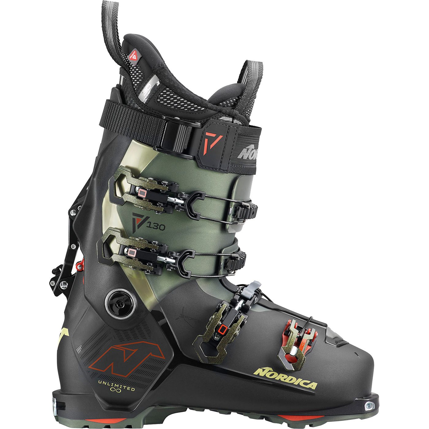 Nordica Unlimited 130 DYN GripWalk Freetouring Skischuhe Herren schwarz