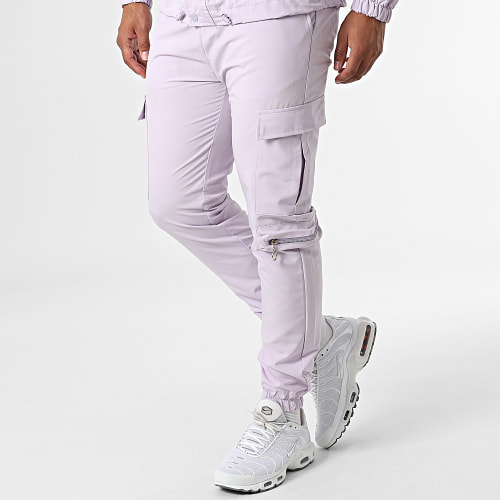 Ensemble Veste Zippée Et Pantalon Jogging KL-2073 Lila