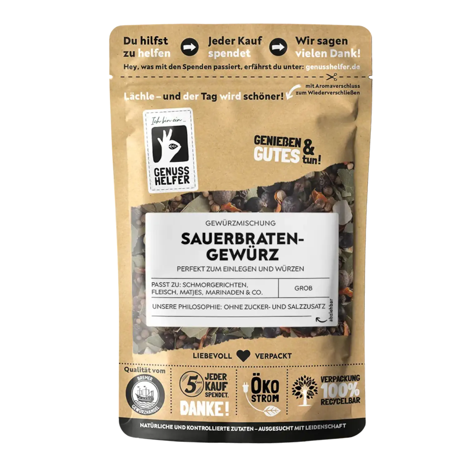 Sauerbratengewürz, grob