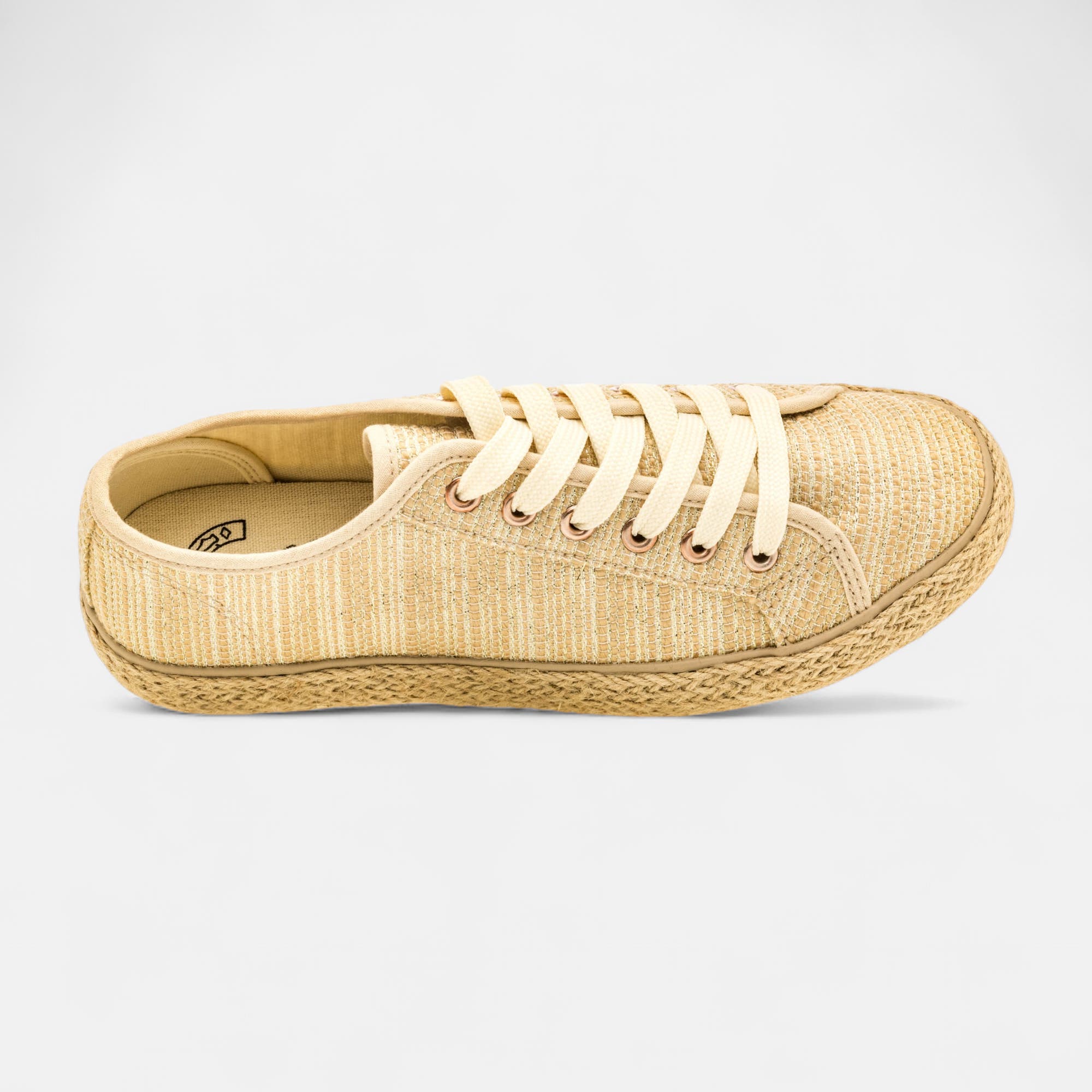 Baskets basses Femme or