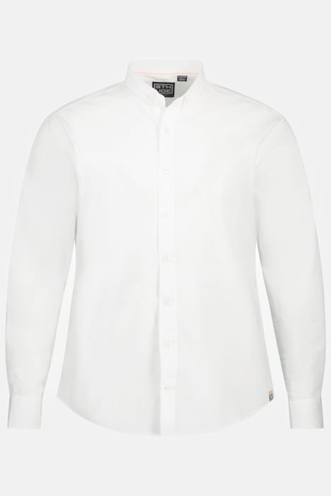 STHUGE Hemd, Langarm, Modern Fit, Mini-Buttondown-Kragen, bis 8 XL