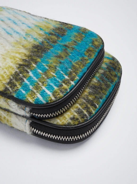 Bolsa para celular com alça de ombro - Azul