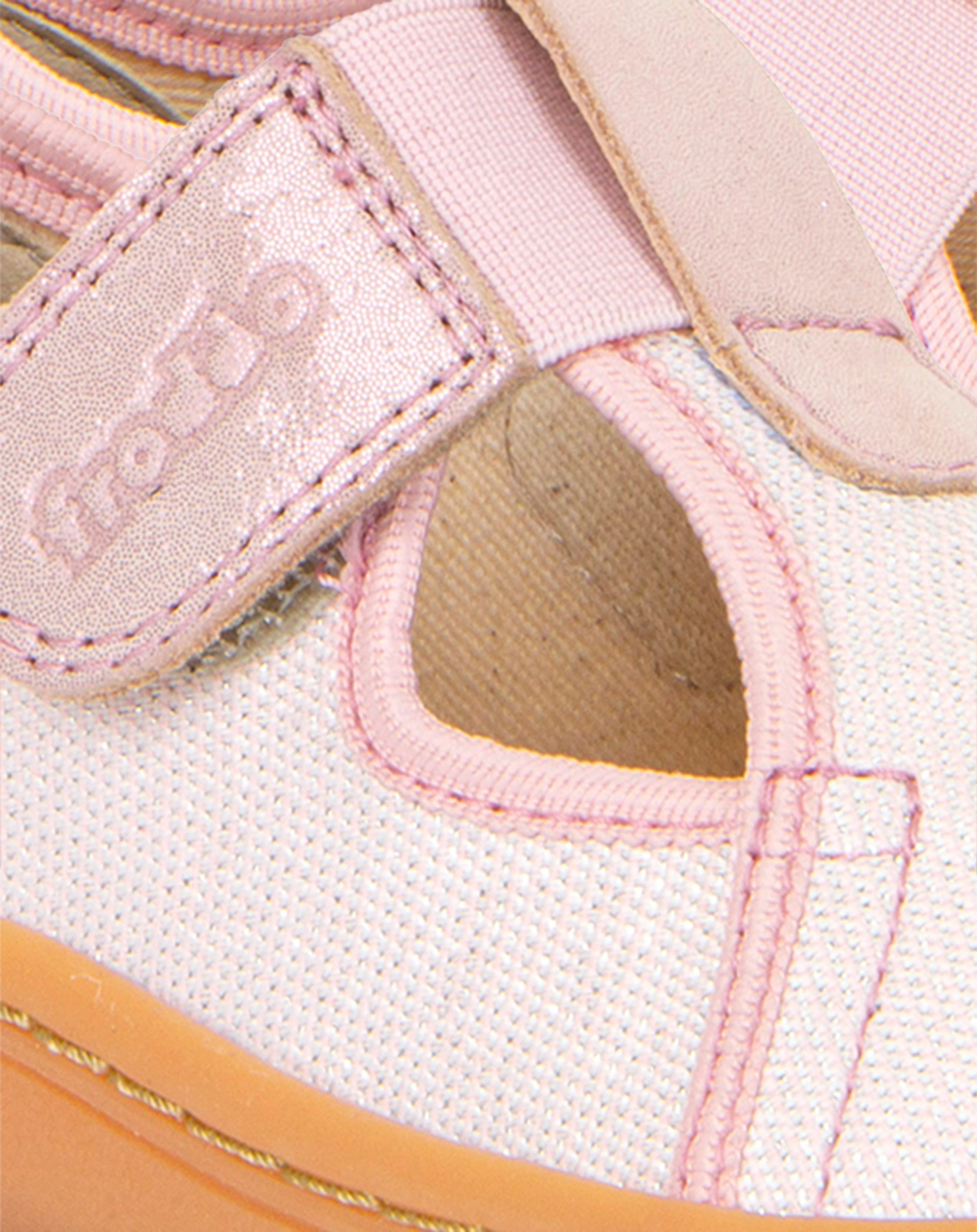 Halbschuhe CANVAS VELCRO in pink shine