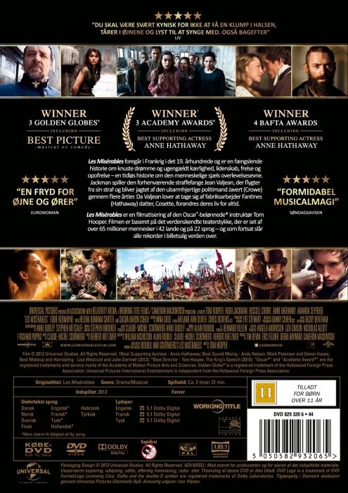 Les Miserables - 2019 - The Musical - DVD
