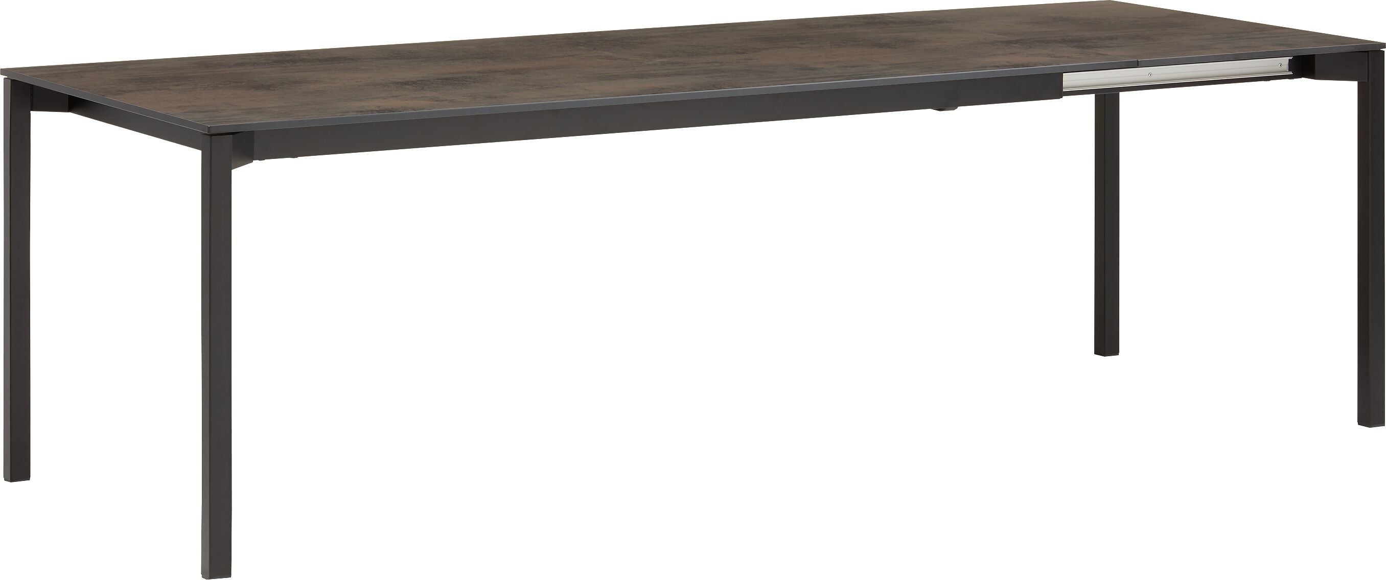 MALO AZ Tisch Schwarz matt HPL Oxido - OXIDO TERRA / B: 190.0 cm x T: 90.0 cm x H: 75.0 cm