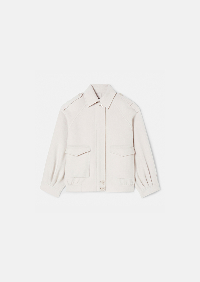 Blouson Bettyécru en laine double face