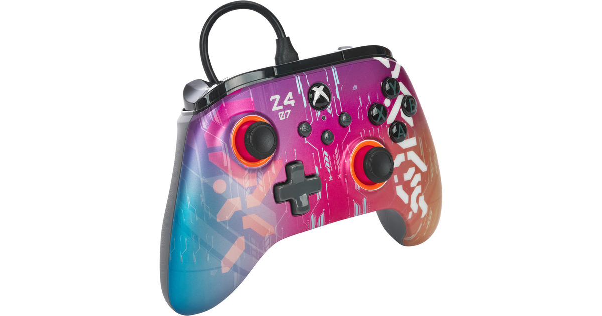 PowerAXbox Wired Controller Cyberstyle  (Xbox Series X|S, Xbox One, Windows)