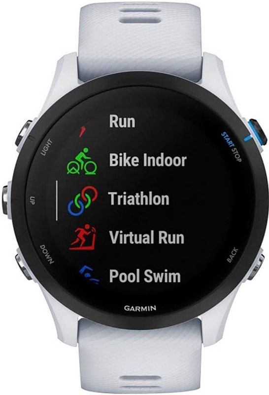 Garmin Forerunner 255 Music - Hardloophorloge - Sporthorloge - Met GPS Tracker - Geschikt voor hardlopen - Wit