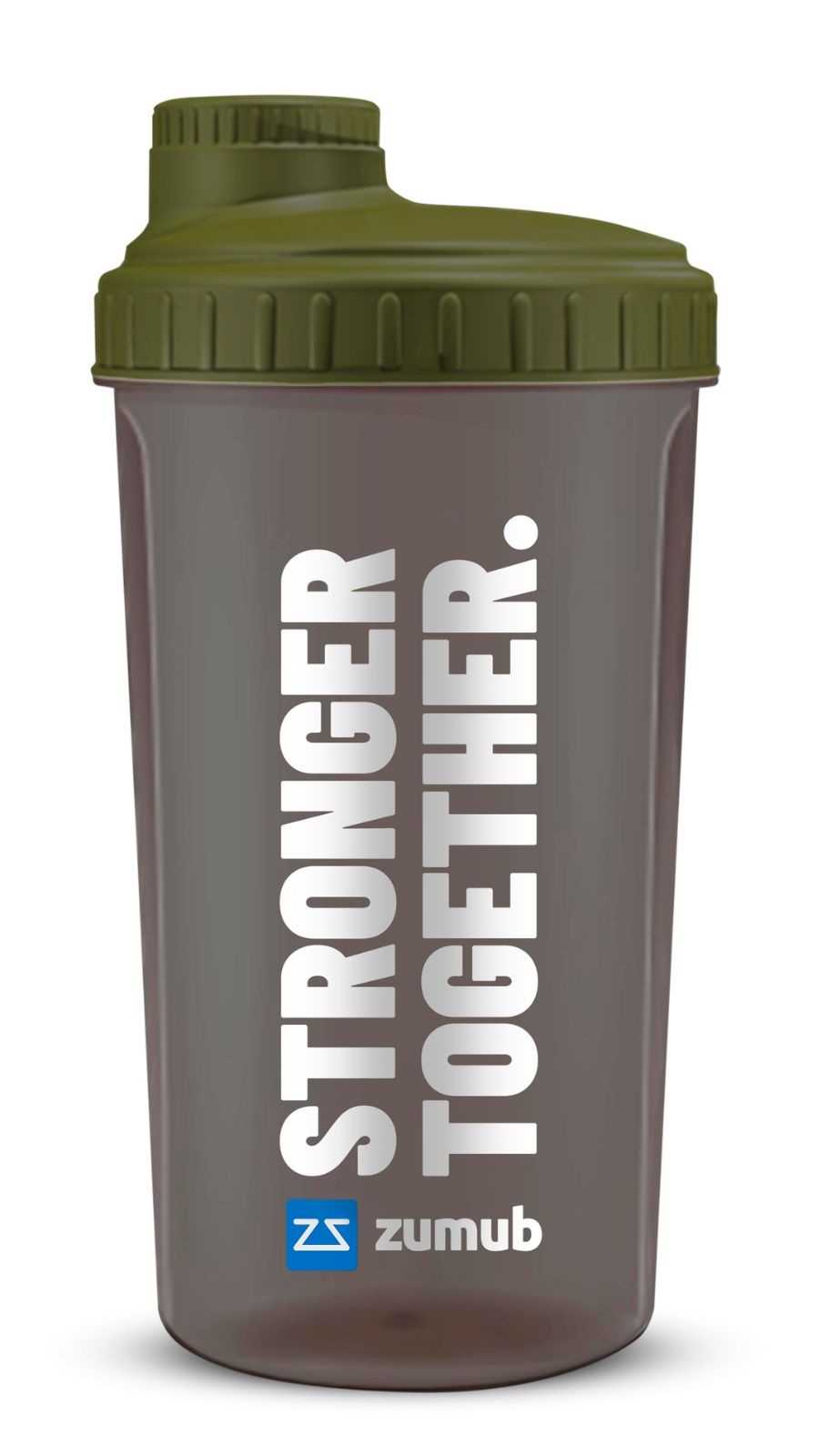 Zumub Shaker Power to Win Opaque Smoke 700 ml Verde Militar e Preto