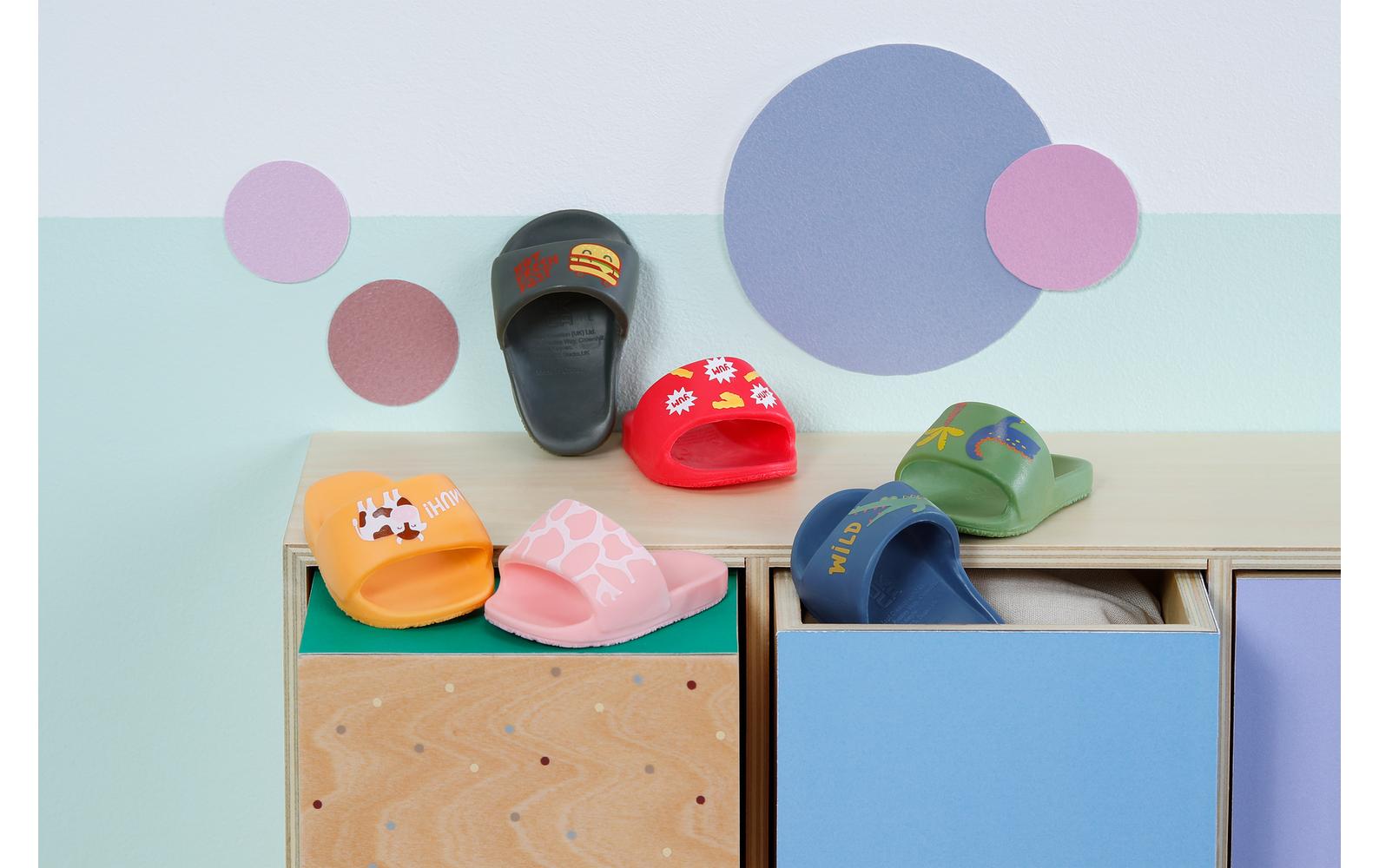 Puppenkleidung Badelatschen assortiertBadeschuhe für die Puppe