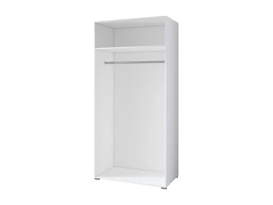 Armoire design 100 cm 2 portes avec grands miroirs collection JUPITER