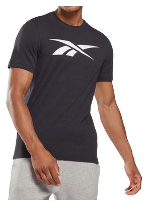 Maillot manches courtes Reebok Graphic Series Vector Noir