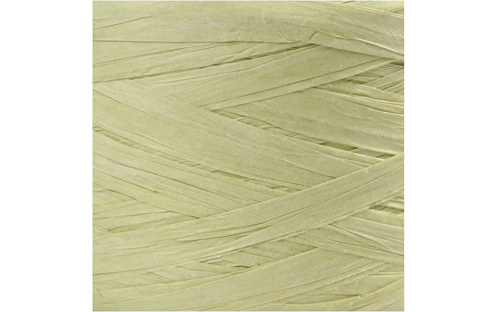 Geschenkband Raffiabast 8 mm x 100 m, HellgrünBand für Geschenke