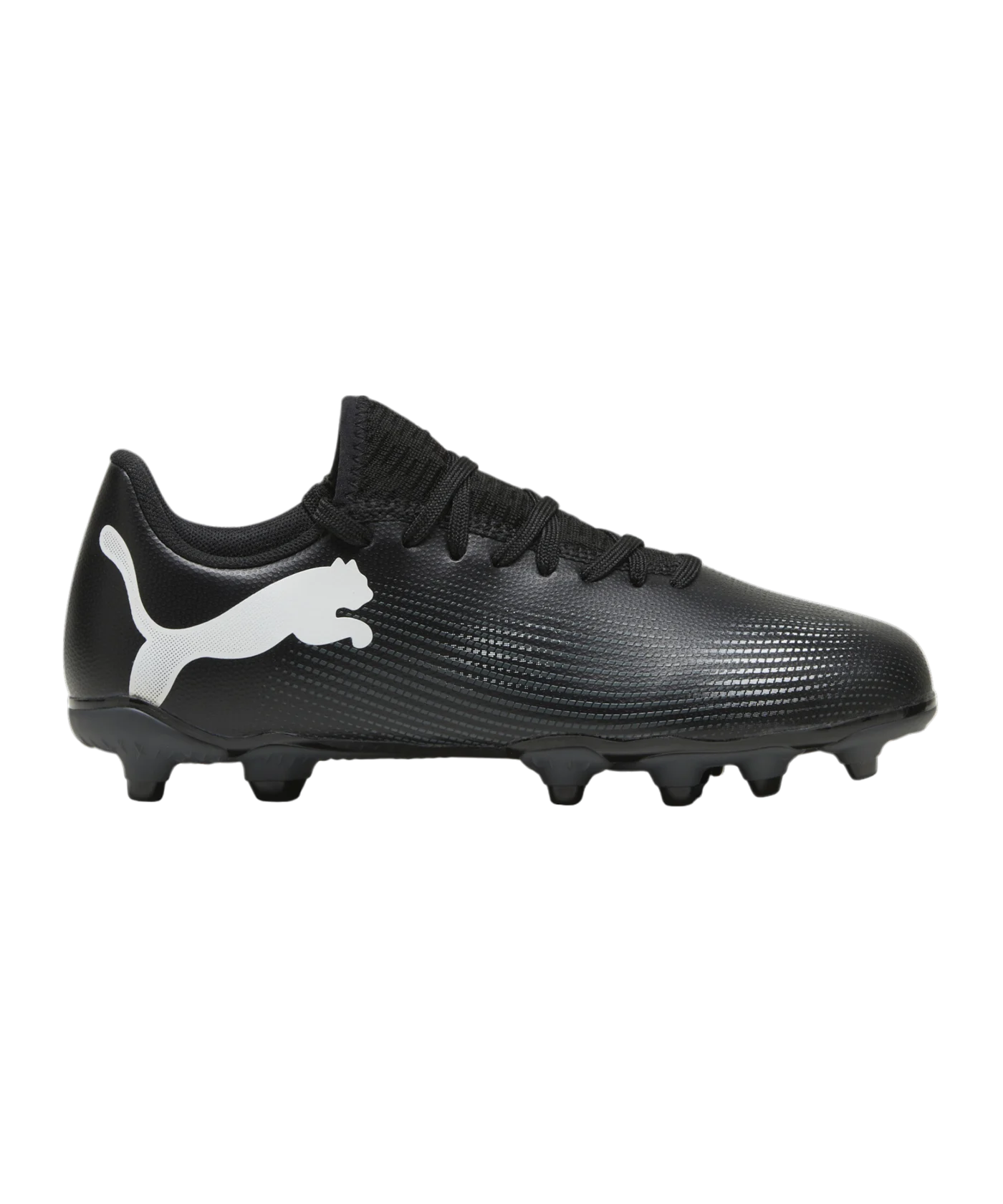 PUMA FUTURE 7 Play FG/AG Eclipse Jr Kids Schwarz Weiss F02