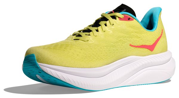 Chaussures Running Hoka Mach 6 Jaune Homme