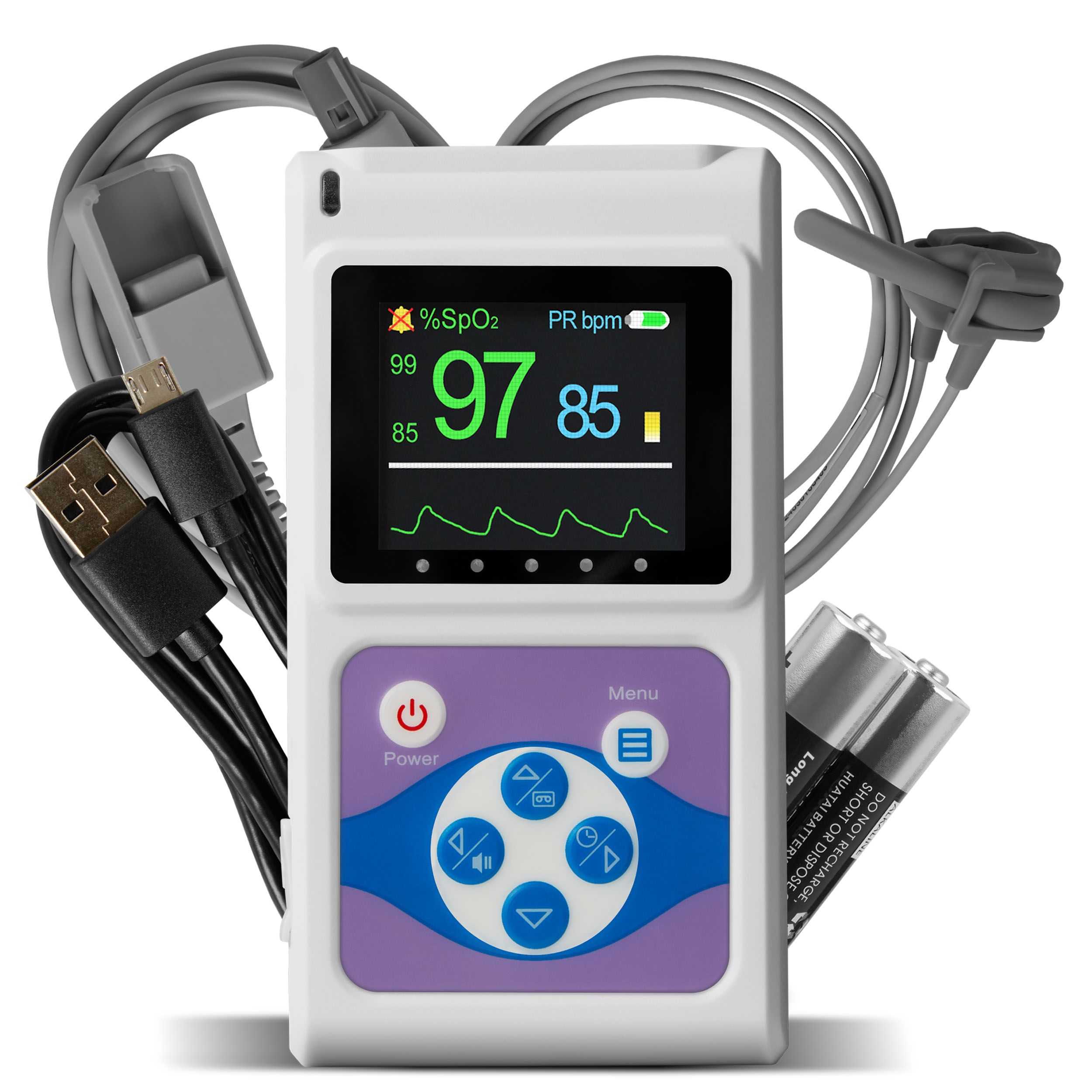 Pulox PO-650B Baby Fingerpulsoximeter mit externem Sensor