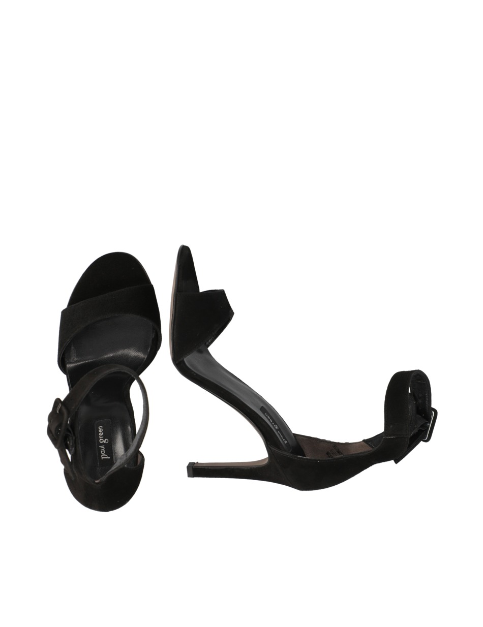 Veloursleder Sandale