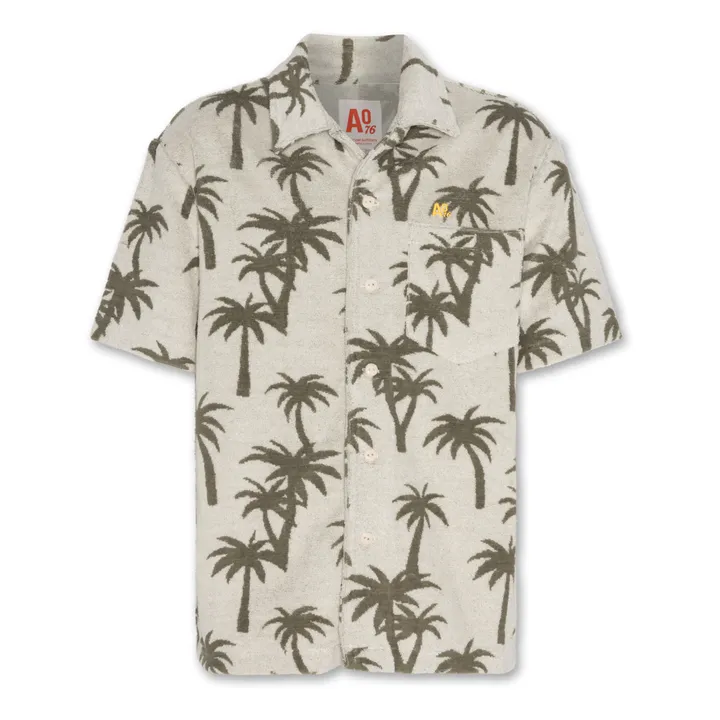 AO76 Chemise Hawaii Honolulu | Ecru
