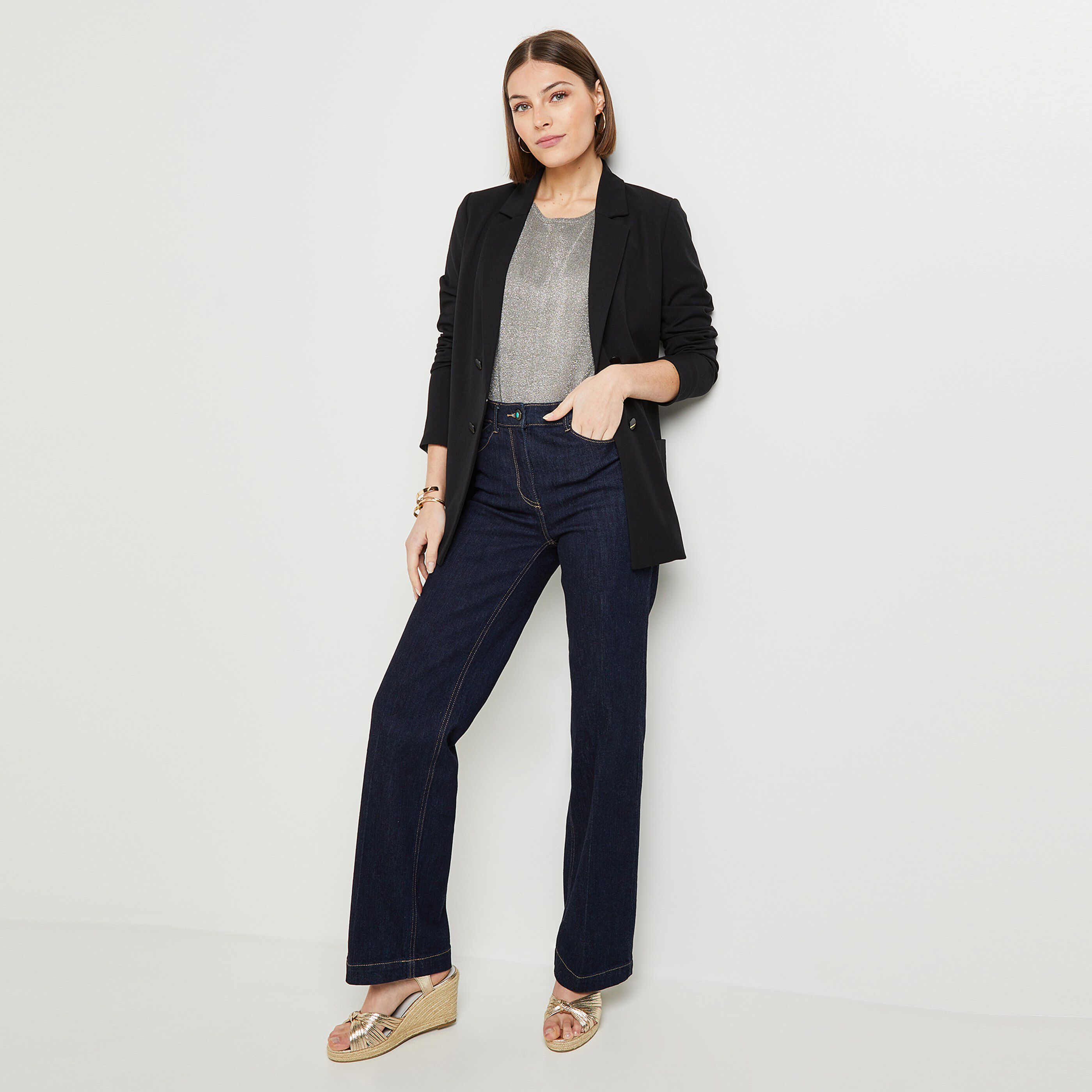 Pull sans manches femme - KAKI