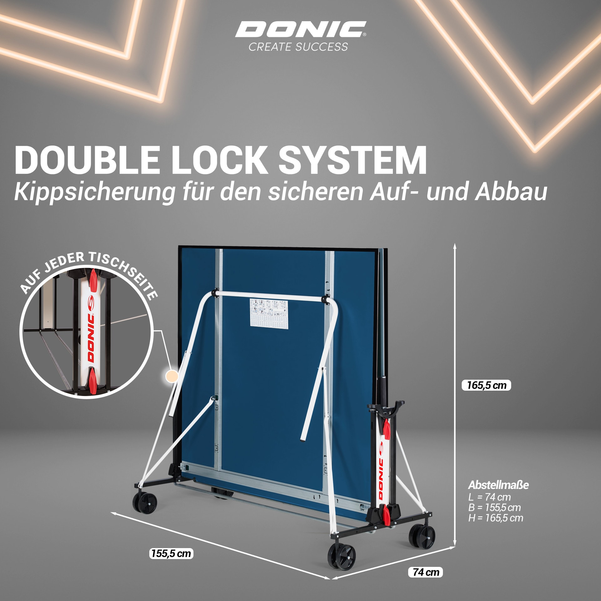 DONIC Indoor Roller Fun, blau