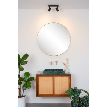 Lucide badkamer duospot Lennert IP44 zwart