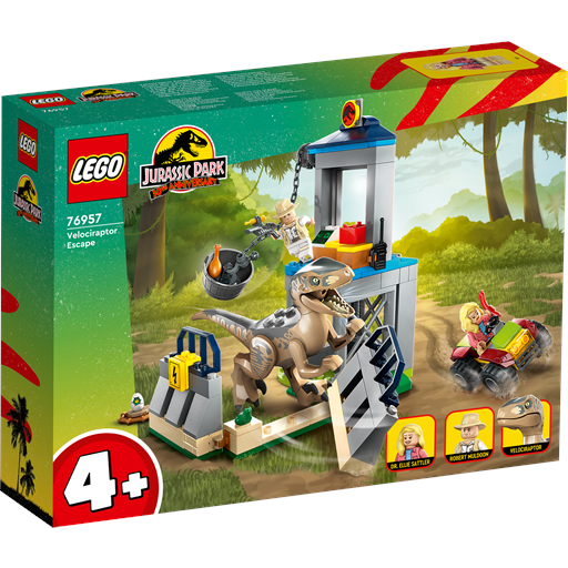 LEGO Jurassic World Velociraptor-Flugt 76957