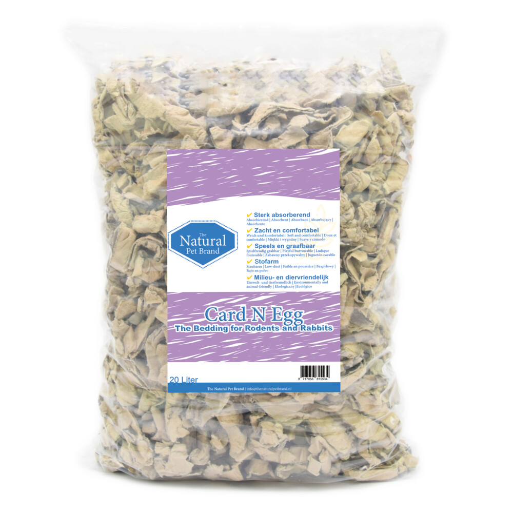 The Natural Pet Brand Card N Egg 20 liter