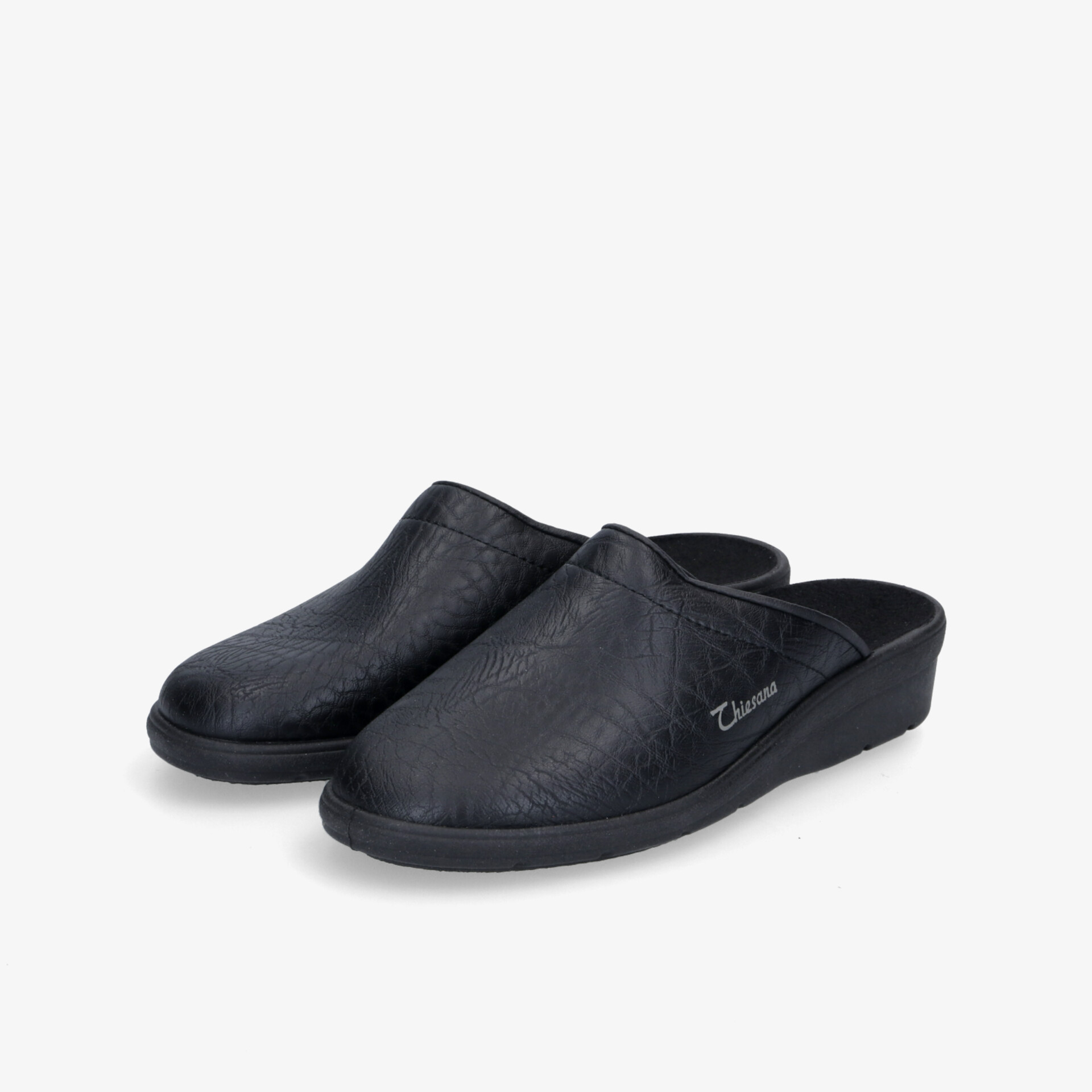 thiesana Silvi Sky Damen Hausschuhe schwarz