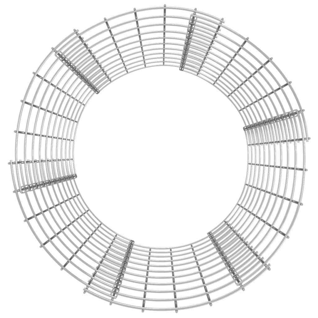 Composteur de jardin ø50x100 cm acier galvanisé