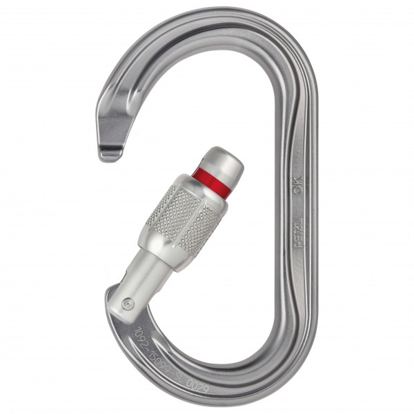 Petzl - OK Screw-Lock - Mousqueton à verrouillage