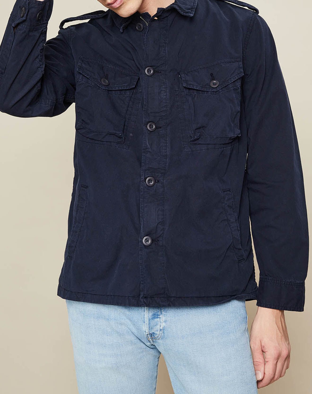 Hartford Veste Joshua bleu marine