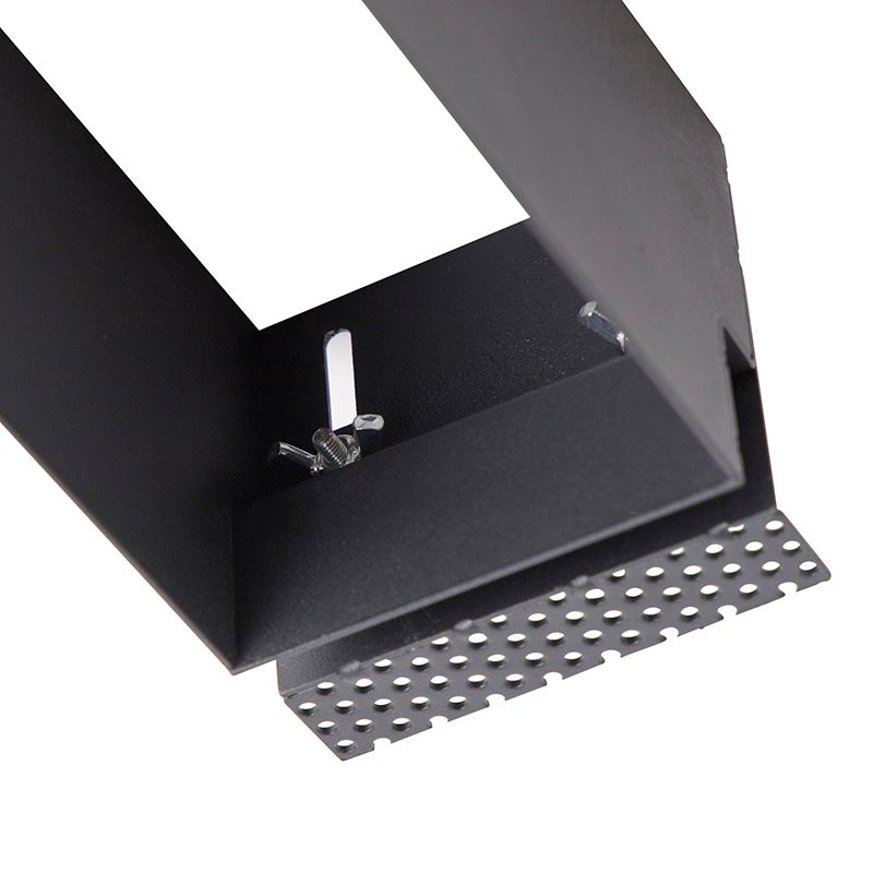 Set van 6 Inbouwspot zwart draai- en kantelbaar Trimless 2-lichts - Oneon Honey
