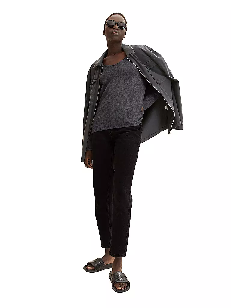 TOM TAILOR Pullover grau