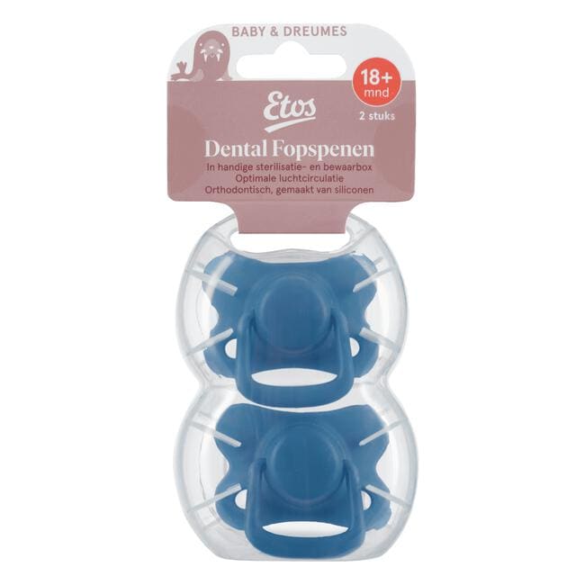 Etos Fopspenen In Steriliseerdoosje 18+ Maanden Assorti