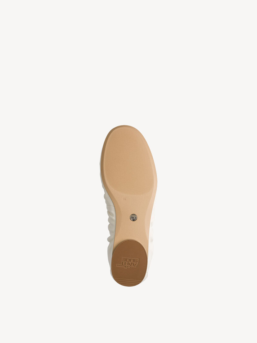 Leren Ballerina - wit