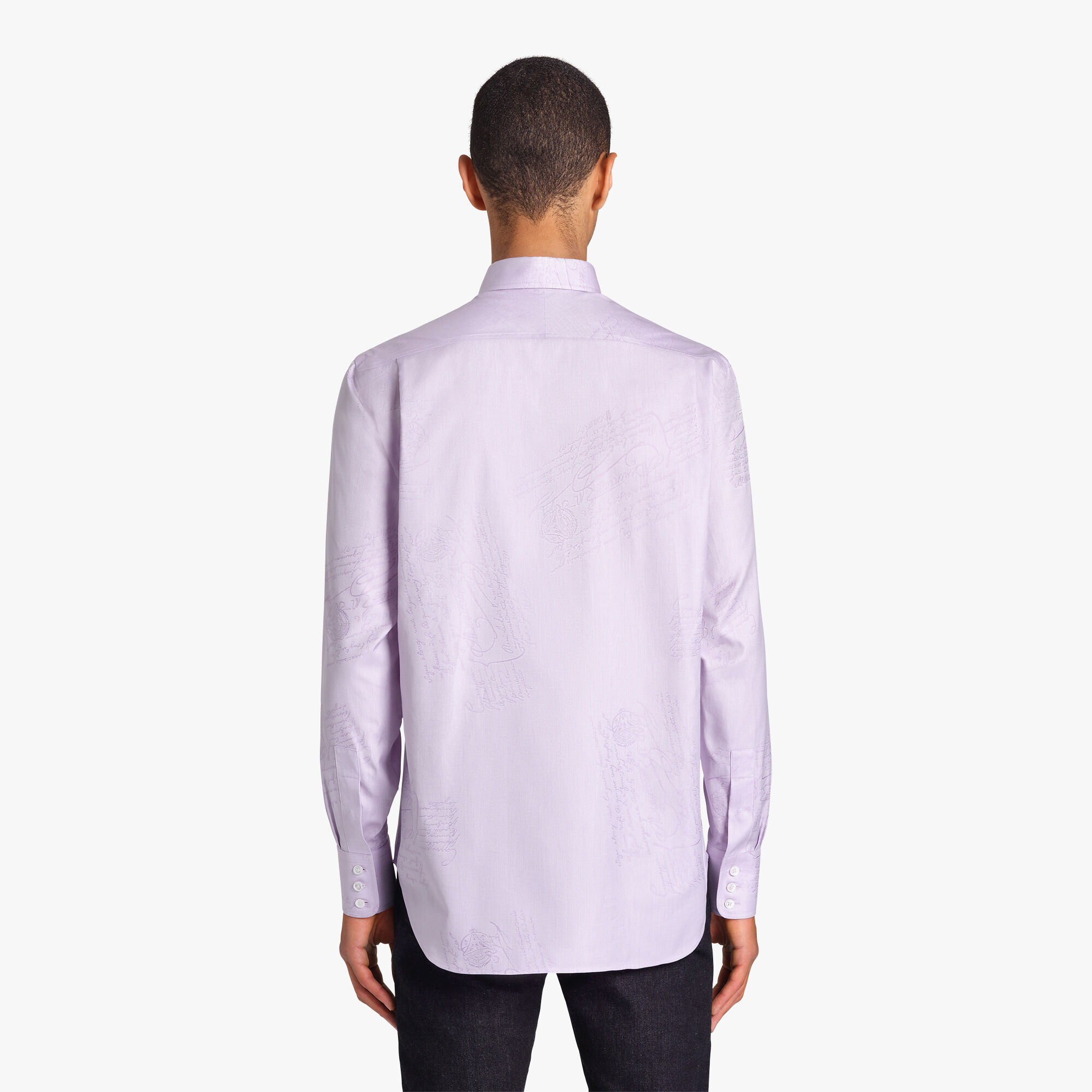 Chemise Alessandro À Col Boutonne En Coton Scritto