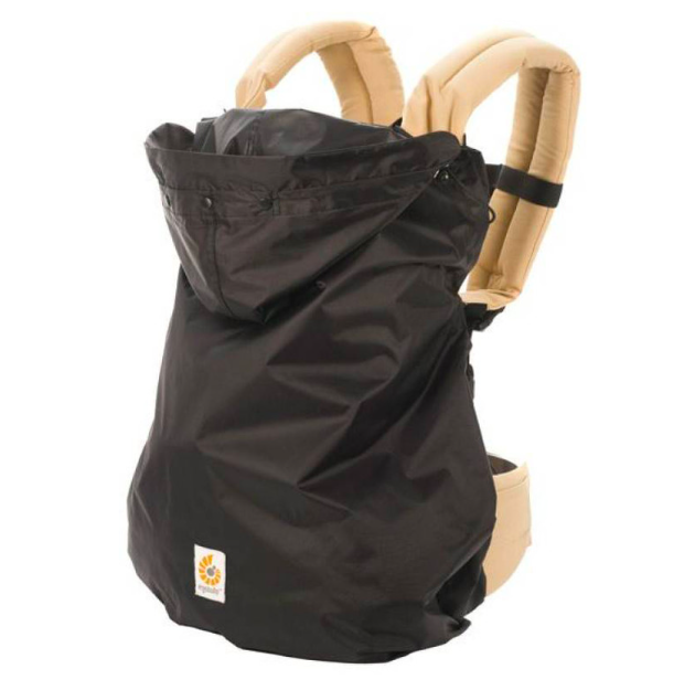 Protection de pluie pour porte-bébé - Noir - Doré